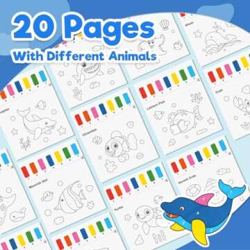 ZMLM Mess-Free Paint with Water Book for Kids