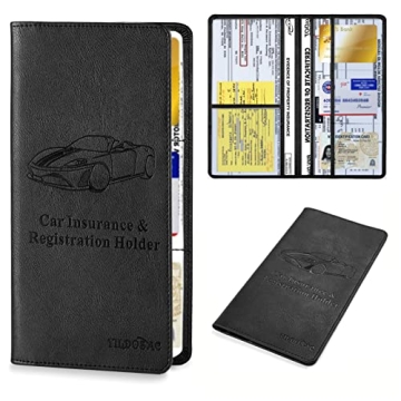 Stylish TILDOSAC Car Document Holder for Essential Paperwork