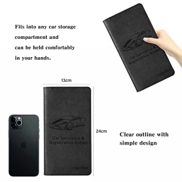 Stylish TILDOSAC Car Document Holder for Essential Paperwork