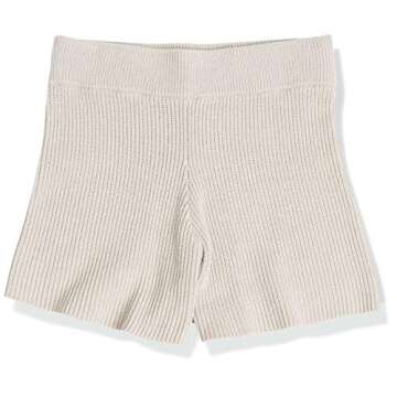 The Drop Women's Faith Pull-On Ribbed Sweater Short, Porpoise, L