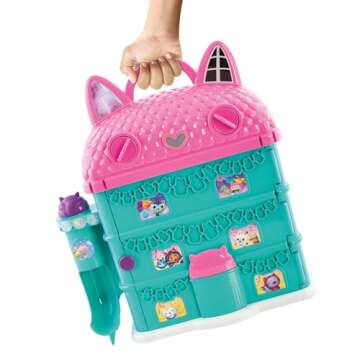 Canal Toys Gabby’s Dollhouse ™ Dough House! Have a cat-Tastic time Sculpting, molding, and Shaping Colorful Dough and Decoration Gabby’s Dough House! Easy Storage and Portability! Ages 4+