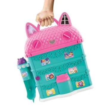 Canal Toys Gabby’s Dollhouse ™ Dough House! Have a cat-Tastic time Sculpting, molding, and Shaping Colorful Dough and Decoration Gabby’s Dough House! Easy Storage and Portability! Ages 4+