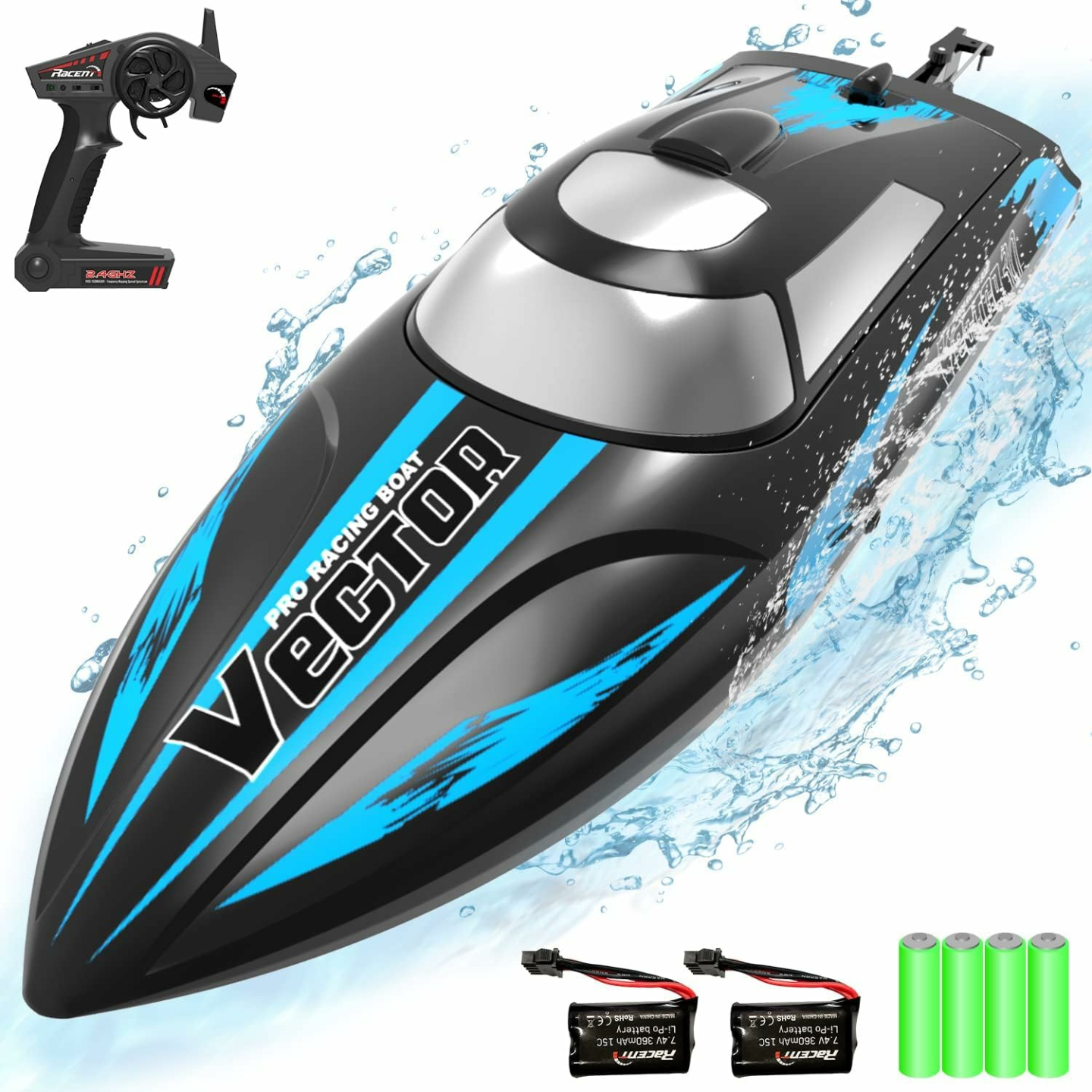 Fast RC Boat 20MPH for Adults & Kids Enjoyment