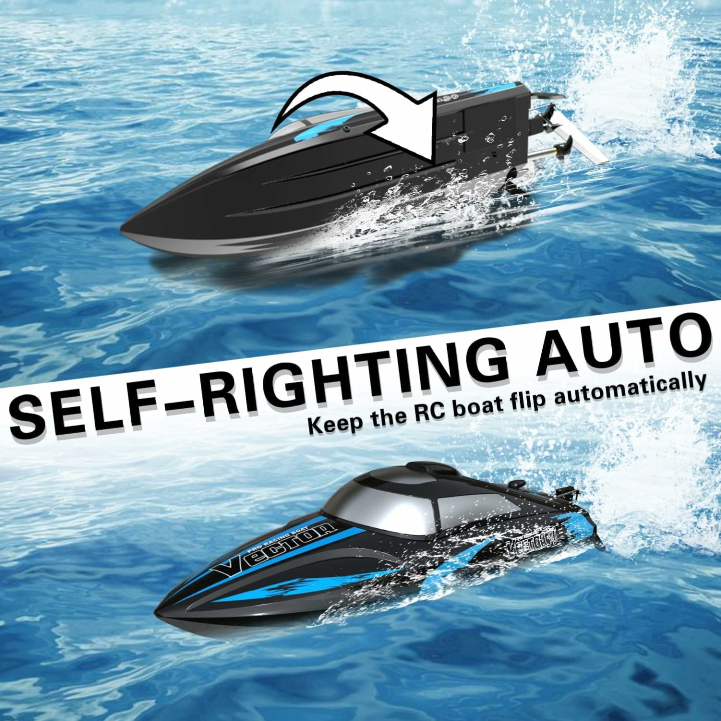 Fast RC Boat 20MPH for Adults & Kids Enjoyment