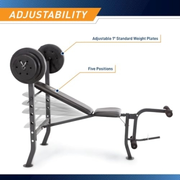 Marcy MD-2082W Diamond Elite Utility Bench with Weights