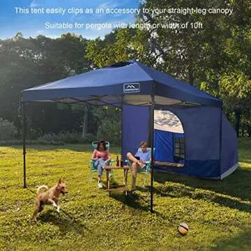 KAMPKEEPER Camping Side Tent for 10x10 Canopies