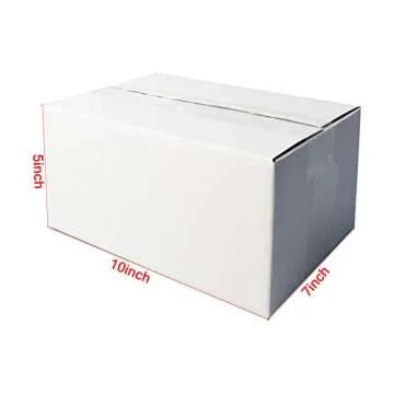 PETAFLOP Small Shipping Boxes - 25 Recyclable Cardboard