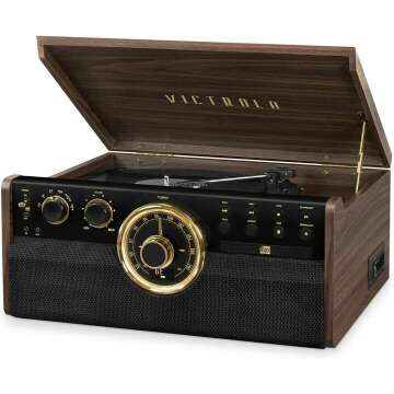 Victrola Empire 6-in-1 Bluetooth Record Player
