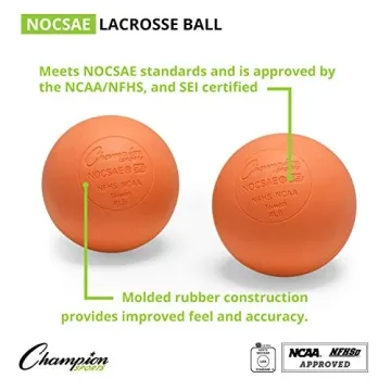 Champion Sports Lacrosse Balls - Perfect for Sports and Massage