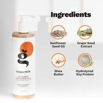 BE HONEST Conditioner for all hair types. Free of parabens, salt, alcohol, sulfates. Rich in botanical actives and vitamins for optimal suppleness and shine. 16oz