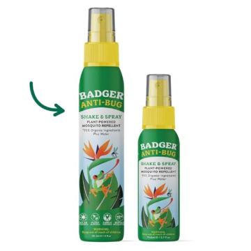 Badger Bug Spray Organic Mosquito Repellent for Family