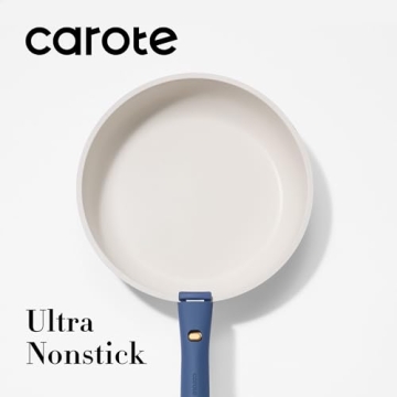CAROTE 17pcs Nonstick Cookware Set for Healthy Cooking