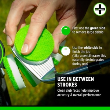 GolfERASERS Dual-Sided Cleaning Sponges for Golfers