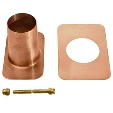 Monarch Rain Chains Copper Gutter Adapter for Easy Install