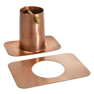 Monarch Rain Chains Copper Gutter Adapter for Easy Install