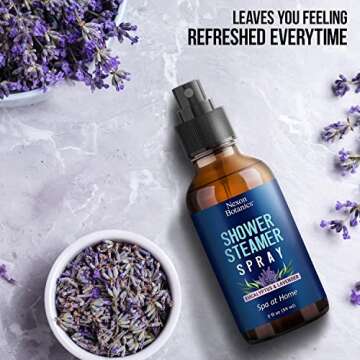 Eucalyptus & Lavender Shower Steamer Spray - Aromatherapy Mist for Spa & Bathroom - Freshens Air, En...