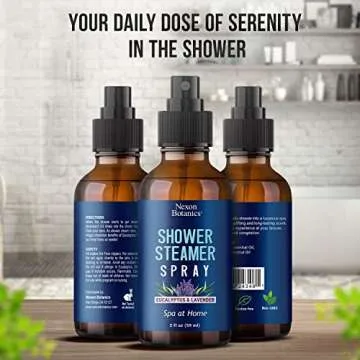 Eucalyptus & Lavender Shower Spray - Natural Aromatherapy Mist