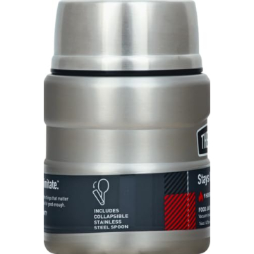 THERMOS Vacuum-Insulated Food Jar with Spoon 16 Oz
