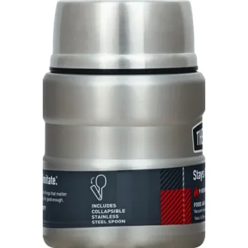 THERMOS Vacuum-Insulated Food Jar with Spoon 16 Oz