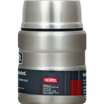 THERMOS Vacuum-Insulated Food Jar with Spoon 16 Oz