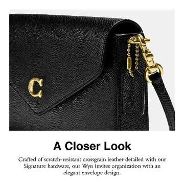 Chic Coach Wyn Crossbody in Durable Leather