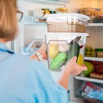 Barydat 4 Pcs Food Storage Container Set for Kitchens