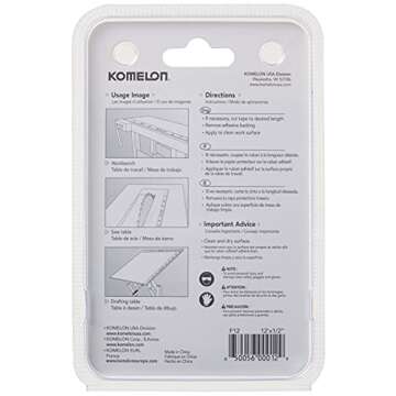 Komelon F12 12-Foot Stick and Measure Flat Tape Measure