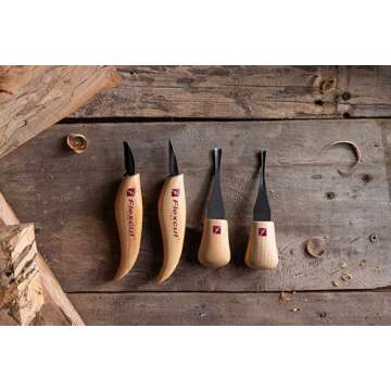 Flexcut Wood Carving Tools Set for Beginners and Experts