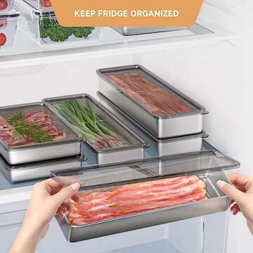 Freshmage Cheese Container - Airtight Deli Meat Storage