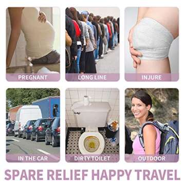 Female Urination Device, Reusable Silicone Female Urinals Portable, Urine Cups for Women Standing Pee, for Outdoor, Inconvenient Mobility, Activities, Campin