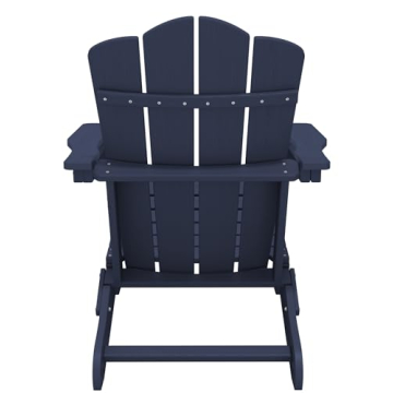 KINGYES Folding Adirondack Chair for Relaxation Outdoors