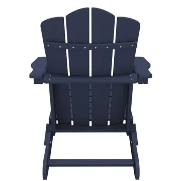 KINGYES Folding Adirondack Chair for Relaxation Outdoors