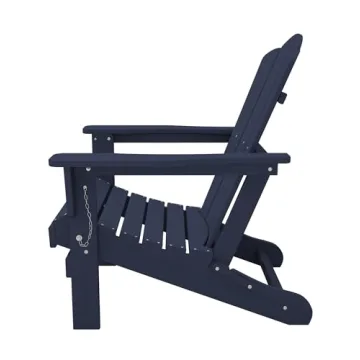 KINGYES Folding Adirondack Chair for Relaxation Outdoors