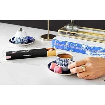 Selamlique Authentic Ground Turkish Coffee with Rose Flavor
