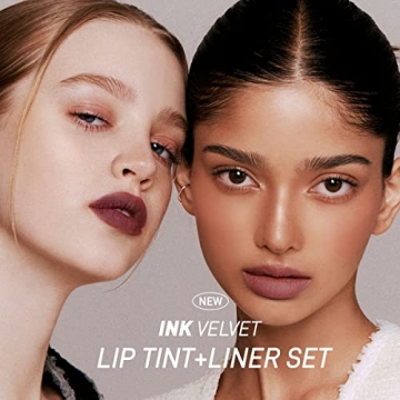 Peripera Liner Kit in Rosy Nude for Full-Day Lip Color