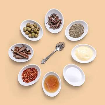 LIFVER Dipping Bowls Set of 8 for Sauces and Dips