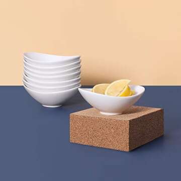 LIFVER Dipping Bowls Set of 8 for Sauces and Dips