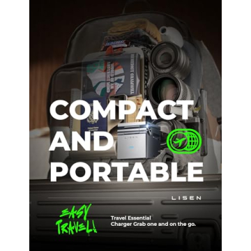 LISEN 3 in 1 Charging Station Apple, for iPhone Wireless Charging Station for Apple Magsafe Charger Stand Cube, Travel Magsafe Charging Station for iPhone 16 15 and Watch, Gifts for Men Women, Black