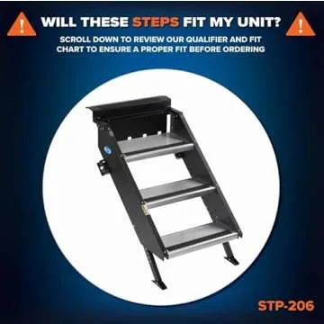 MORryde STP-206 Step Above 2nd Generation RV Entry Step for Safety and Stability