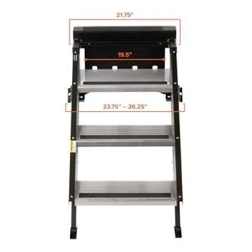 MORryde STP-206 Step Above RV Entry Step - Safe and Convenient