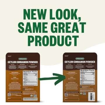 FGO Organic Ceylon Cinnamon Powder, 16oz Pure Sri Lanka Cinnamon for Spice & Seasoning, Great for Ba...