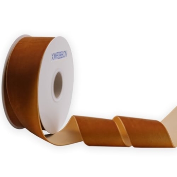XMRIBBON Copper Velvet Ribbon 2 Inch for Gifts and Crafts