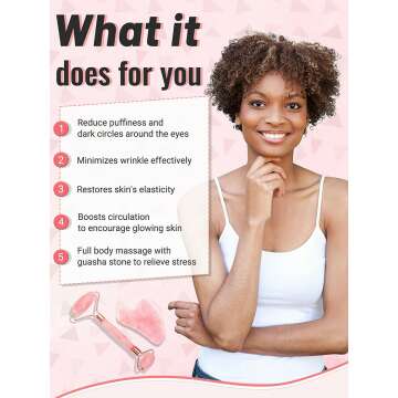 Jade Roller & Gua Sha Set for Skin Radiance