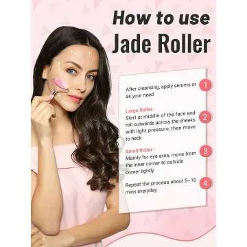 Jade Roller & Gua Sha Set for Skin Radiance