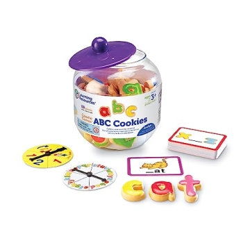 Learning Resources Goodie Games ABC Cookies - 4 Games in 1, Ages 3+ Toddler Learning Toys, ABC Games...