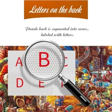 WISHDIAM Christmas Jigsaw Puzzle 1000 Pieces Fun Challenge