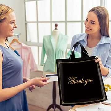 Stylish Thank You Bags for Retail & Gifts - 50 Pack