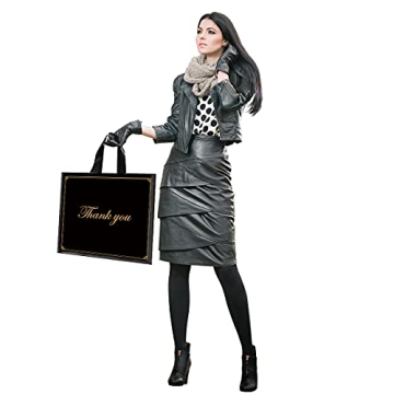 Stylish Thank You Bags for Retail & Gifts - 50 Pack