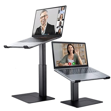 DEEDRR Laptop Stand for Desk, Ergonomic Sitting and Standing Laptop Riser for Notebook MacBook 11-17...