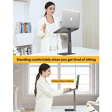 DEEDRR Adjustable Laptop Stand for Ergonomic Workspaces